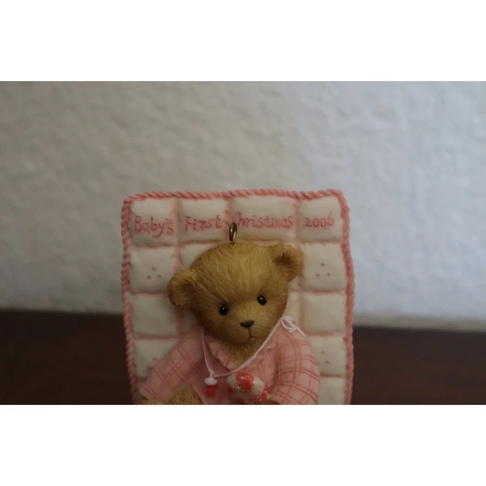 Cherished Teddies Christmas Wishes For A Sweet Little One Baby Girl Ornament